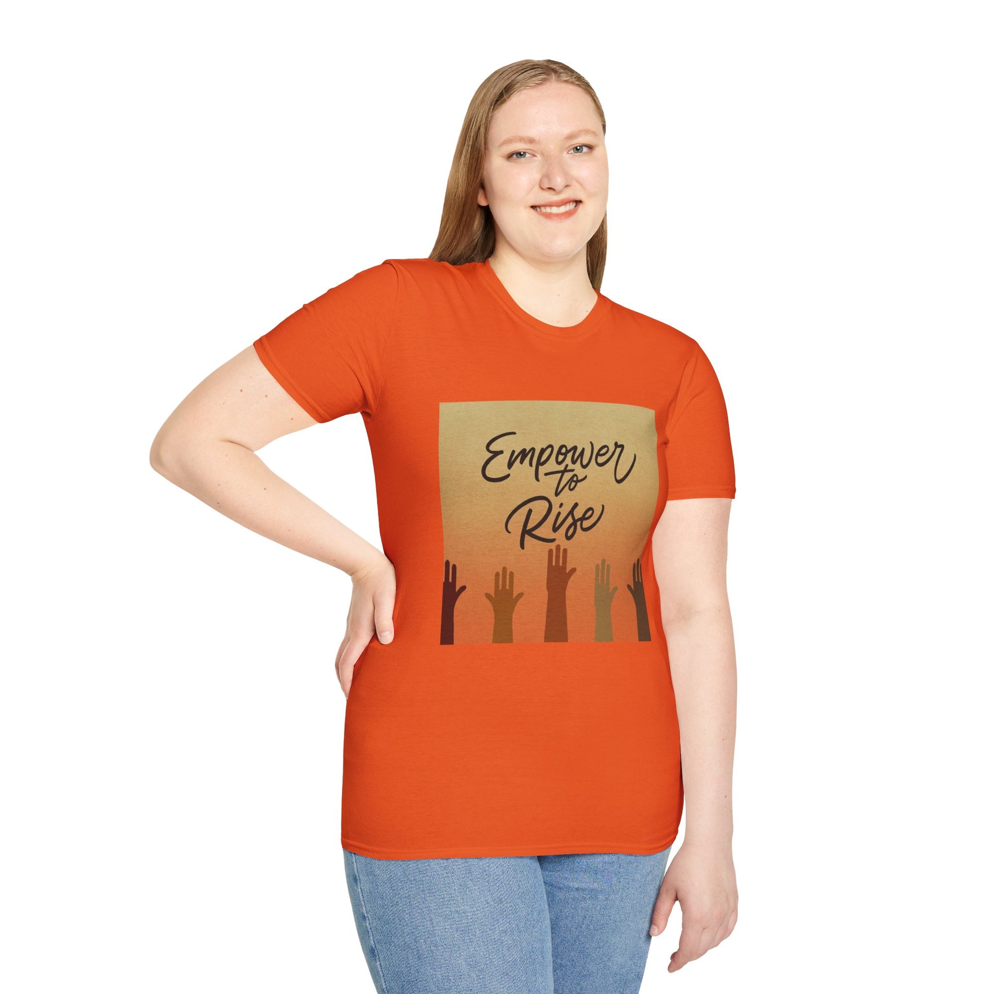 empoderar para levantarse Camiseta unisex Softstyle