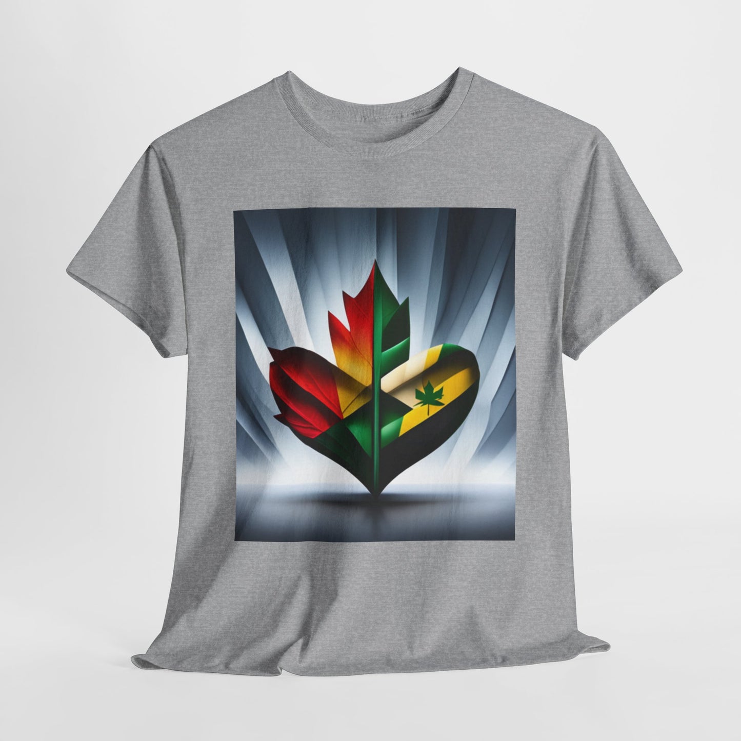 ¡Representa tu herencia con comodidad! 🇯🇲 Camiseta unisex de algodón pesado