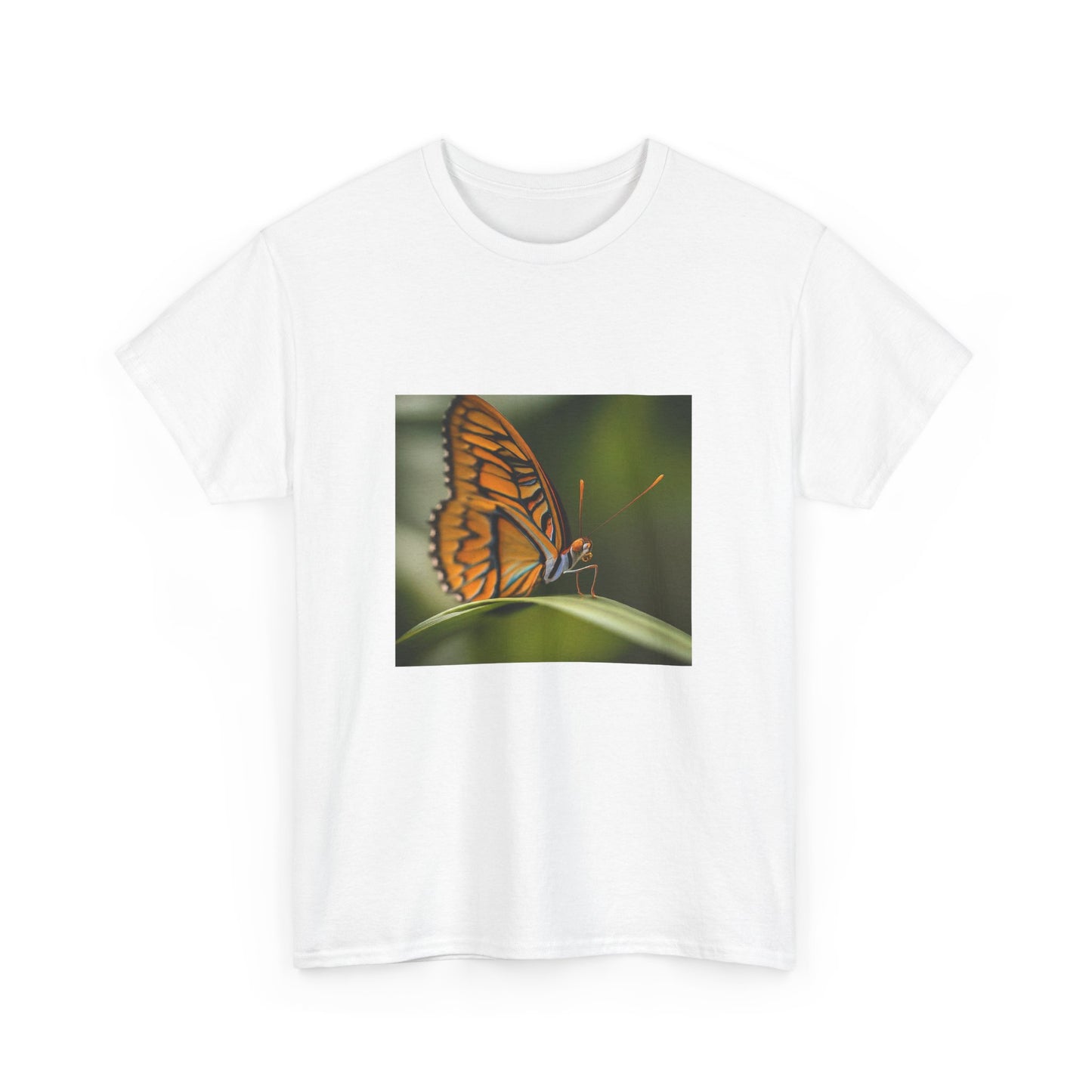 butter fly print Unisex Heavy Cotton Tee