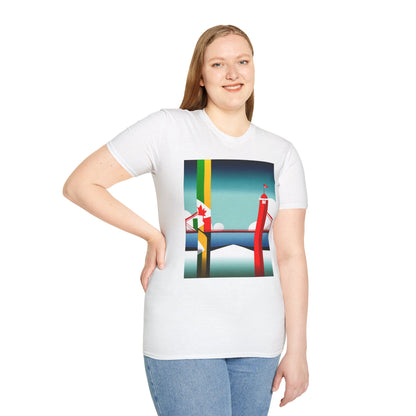 Jamaica Canada Split Flag T-Shirt | Dual Heritage Tee