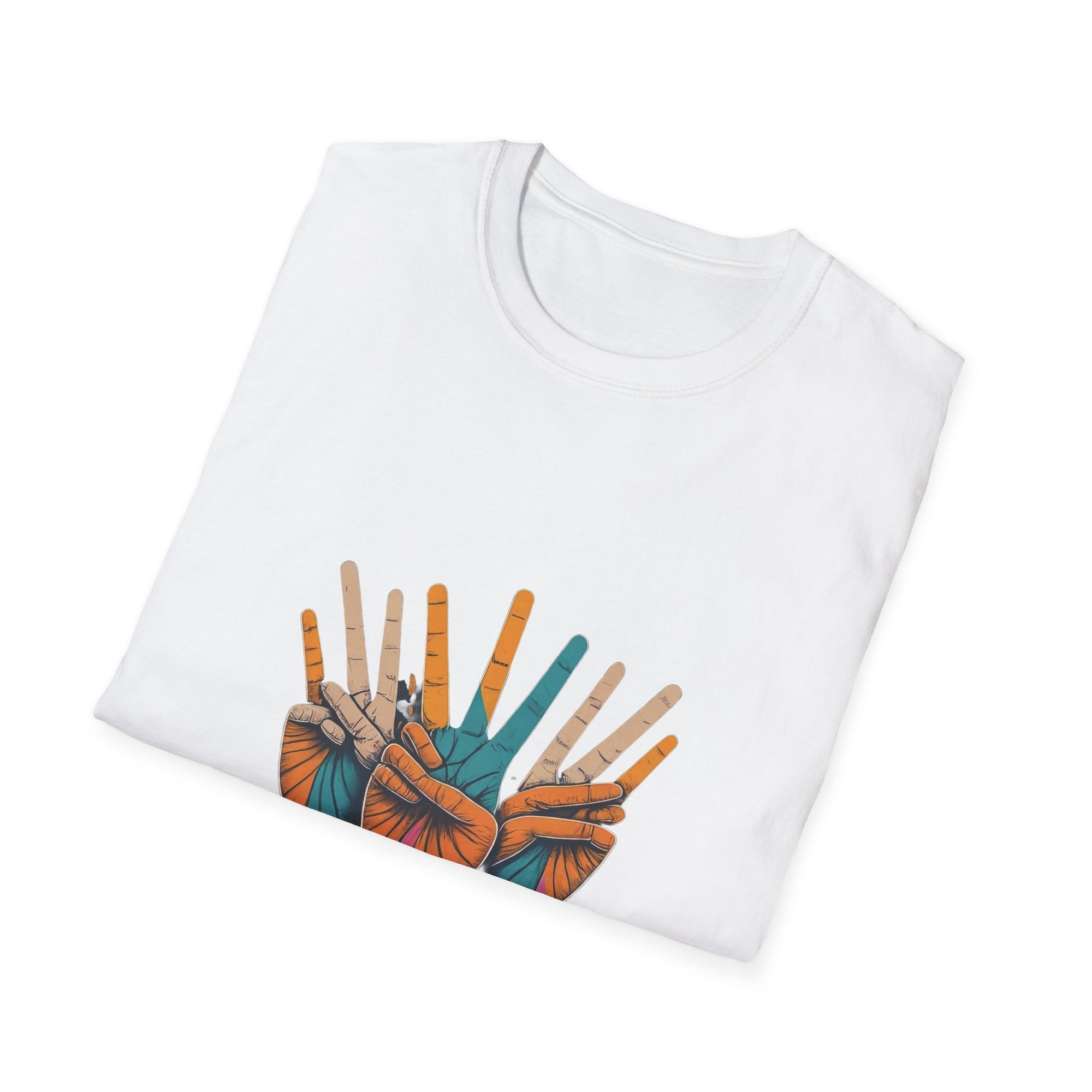 Camiseta unisex Softstyle con dedos divertidos