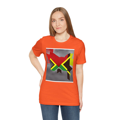 Camiseta de manga corta unisex Jersey para jamaicanos-canadienses