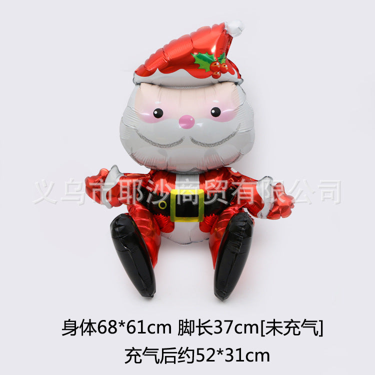 Christmas decoration aluminum film balloon