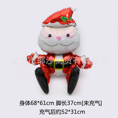 Christmas decoration aluminum film balloon