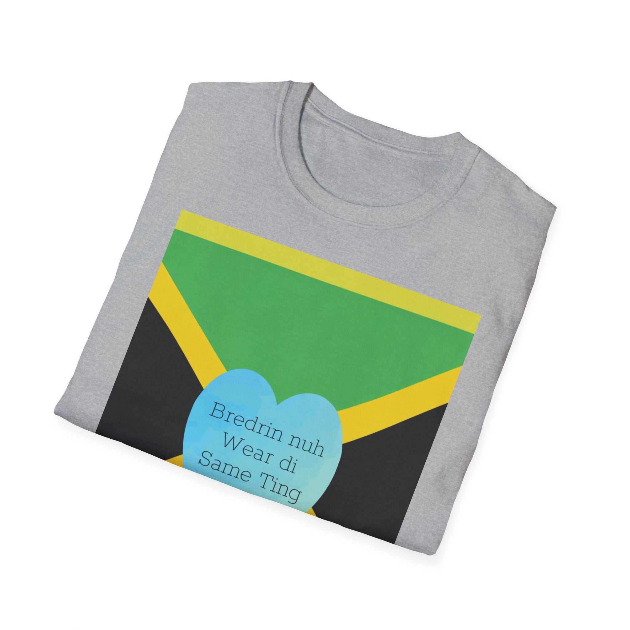 Bredrin nuh Wear di Same Ting Camiseta unisex de estilo suave