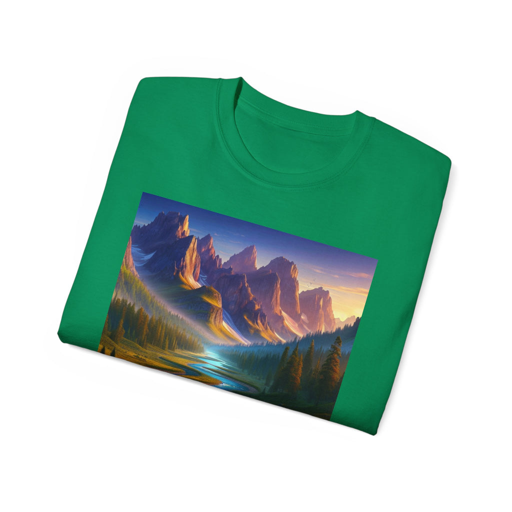 Scenic Landscape Unisex Tee, Nature Lover Shirt, Gift for Outdoor Enthusiasts, Casual Wear, Birthday Gift