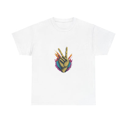 two fingers Unisex Heavy Cotton Tee