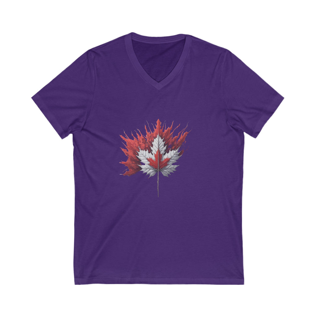 Comodidad canadiense: camiseta de punto suave para todos los géneros