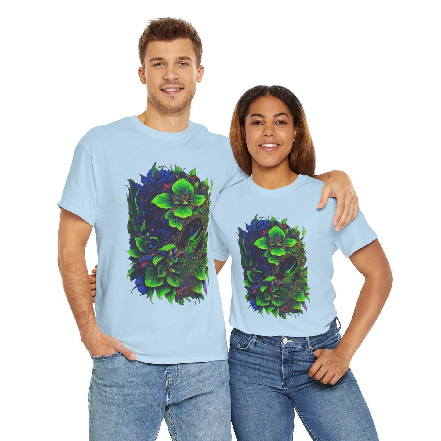 ramo de flores Camiseta unisex de algodón pesado