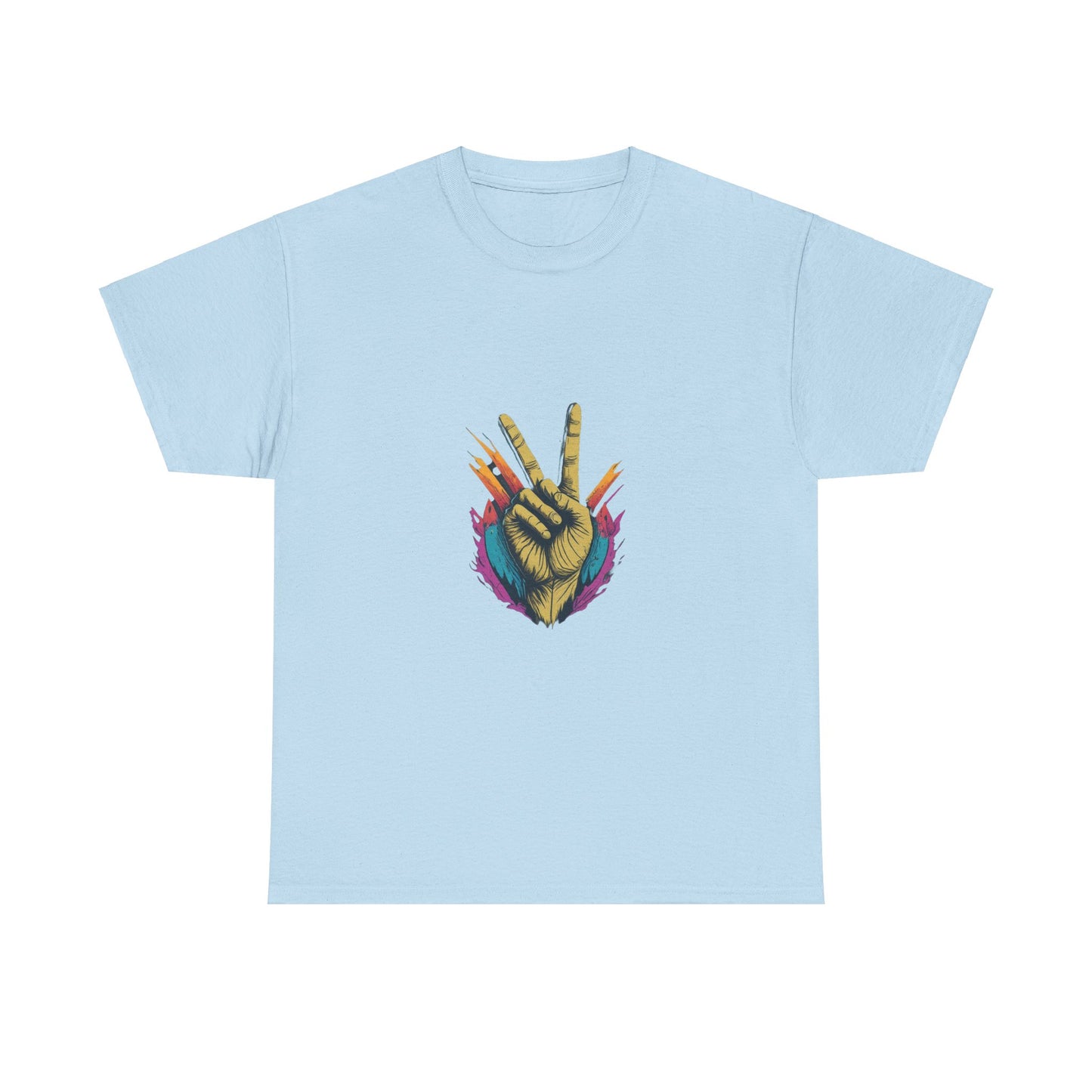 two fingers Unisex Heavy Cotton Tee