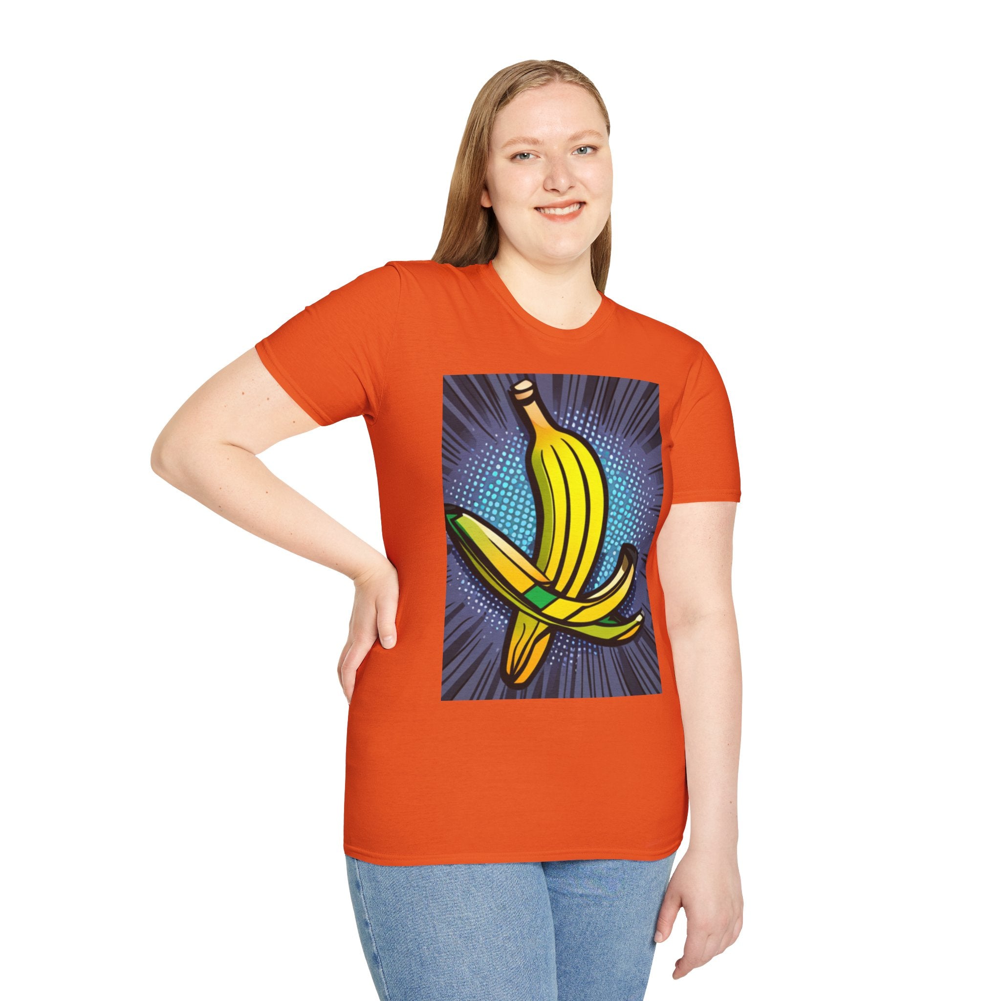 Camiseta unisex Softstyle de piel de plátano