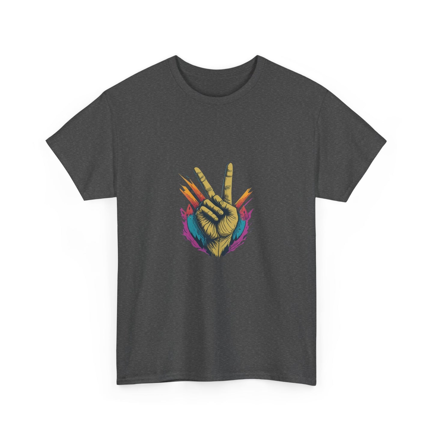 two fingers Unisex Heavy Cotton Tee