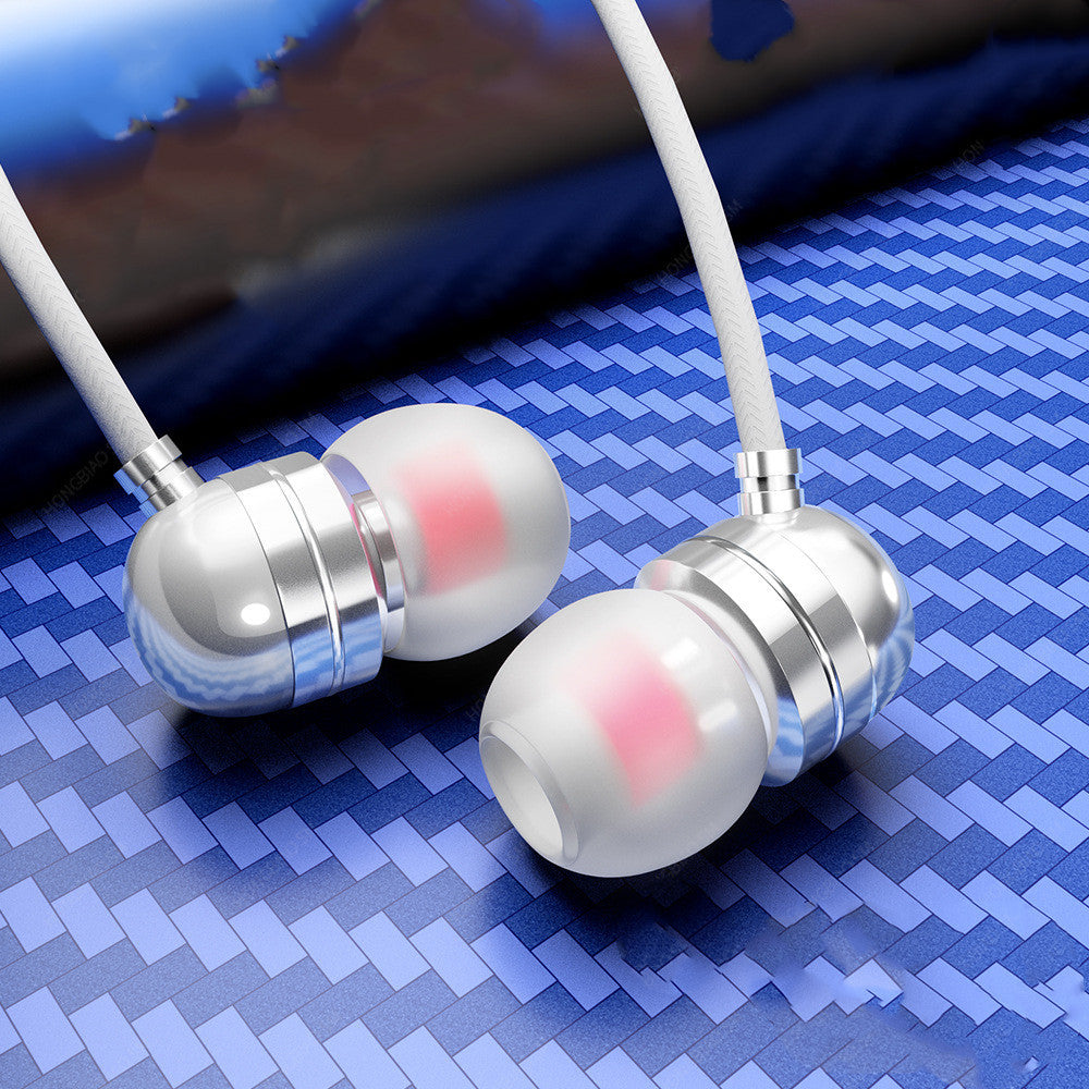 Wire-Controlled Headphones With Mic Tuning Headphones