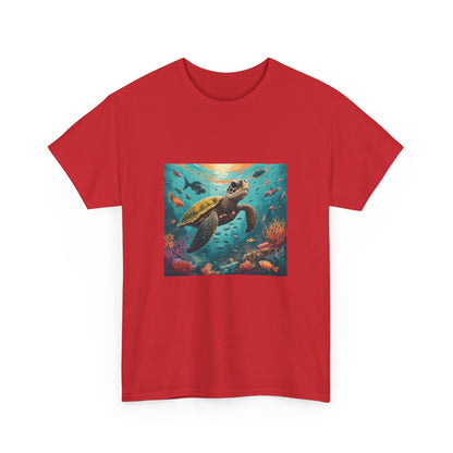 Camiseta con gráfico de tortuga Reef Rider