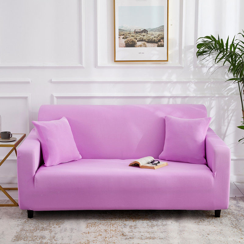 Pure Color Stretch Sofa Cover All-Inclusive Universal Sofa Cover Sofa Cushion Fabric