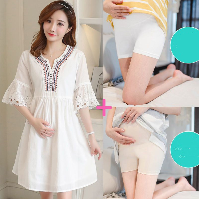 Two-piece Fashion Loose-fitting Dresses For Pregnant Women