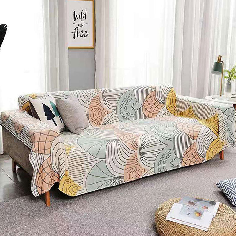 Full Sofa Cover Cover Sofa Japanese Towel Cotton Towel Quilt