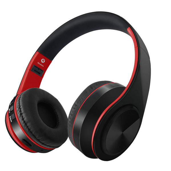 Auriculares inalámbricos HIFI con Bluetooth, cascos estéreo para música, FM, tarjeta SD, deportivos, con micrófono para PC