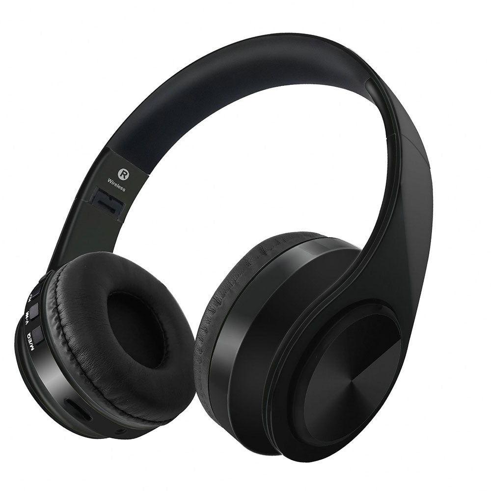 Auriculares inalámbricos HIFI con Bluetooth, cascos estéreo para música, FM, tarjeta SD, deportivos, con micrófono para PC