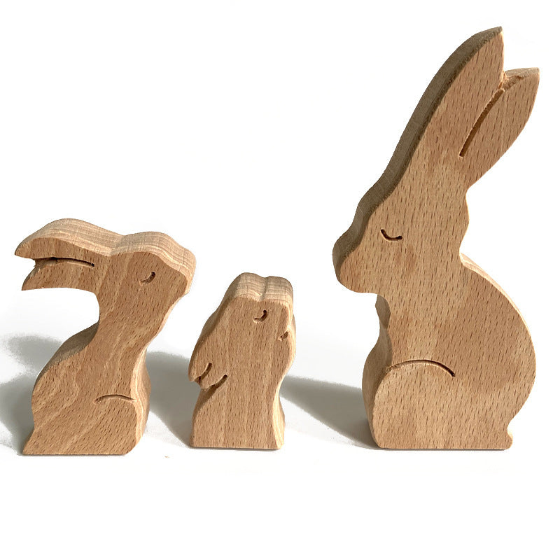 Mother's Day Wooden Products Series Ornaments Animal