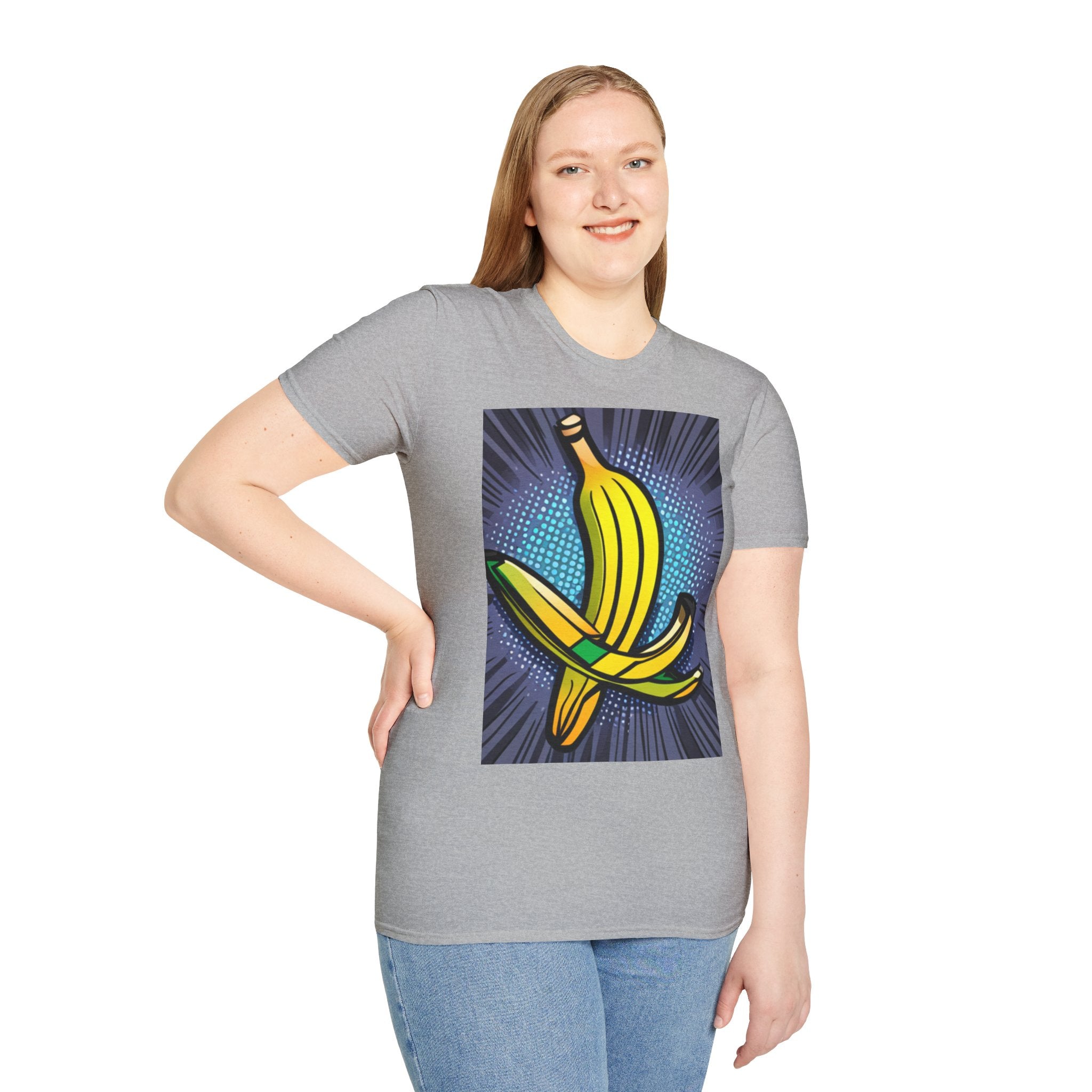 Camiseta unisex Softstyle de piel de plátano