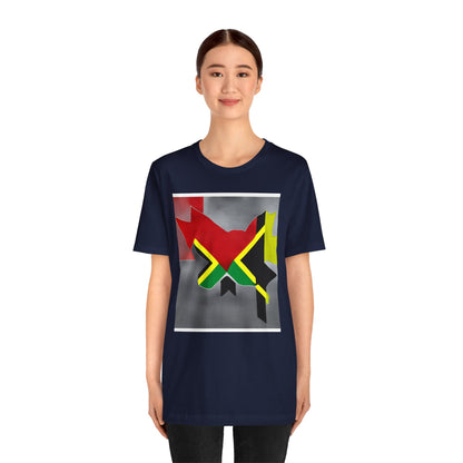 Camiseta de manga corta unisex Jersey para jamaicanos-canadienses