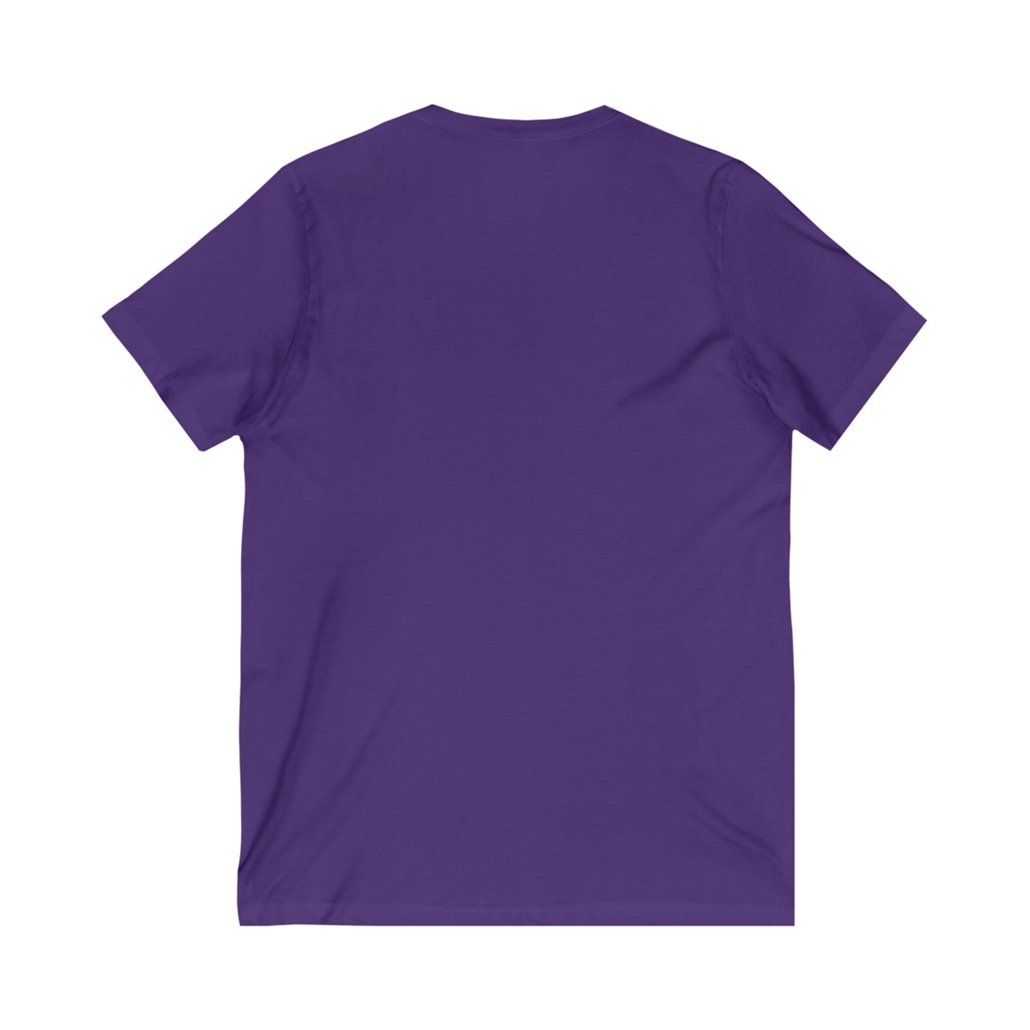 All-Day Comfort: Unisex Jersey Tees - Look & Feel Great All Day! Short Sleeve V-Neck Tee