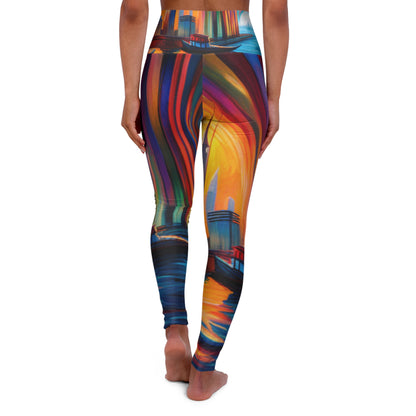 High Waisted Yoga Leggings (AOP)