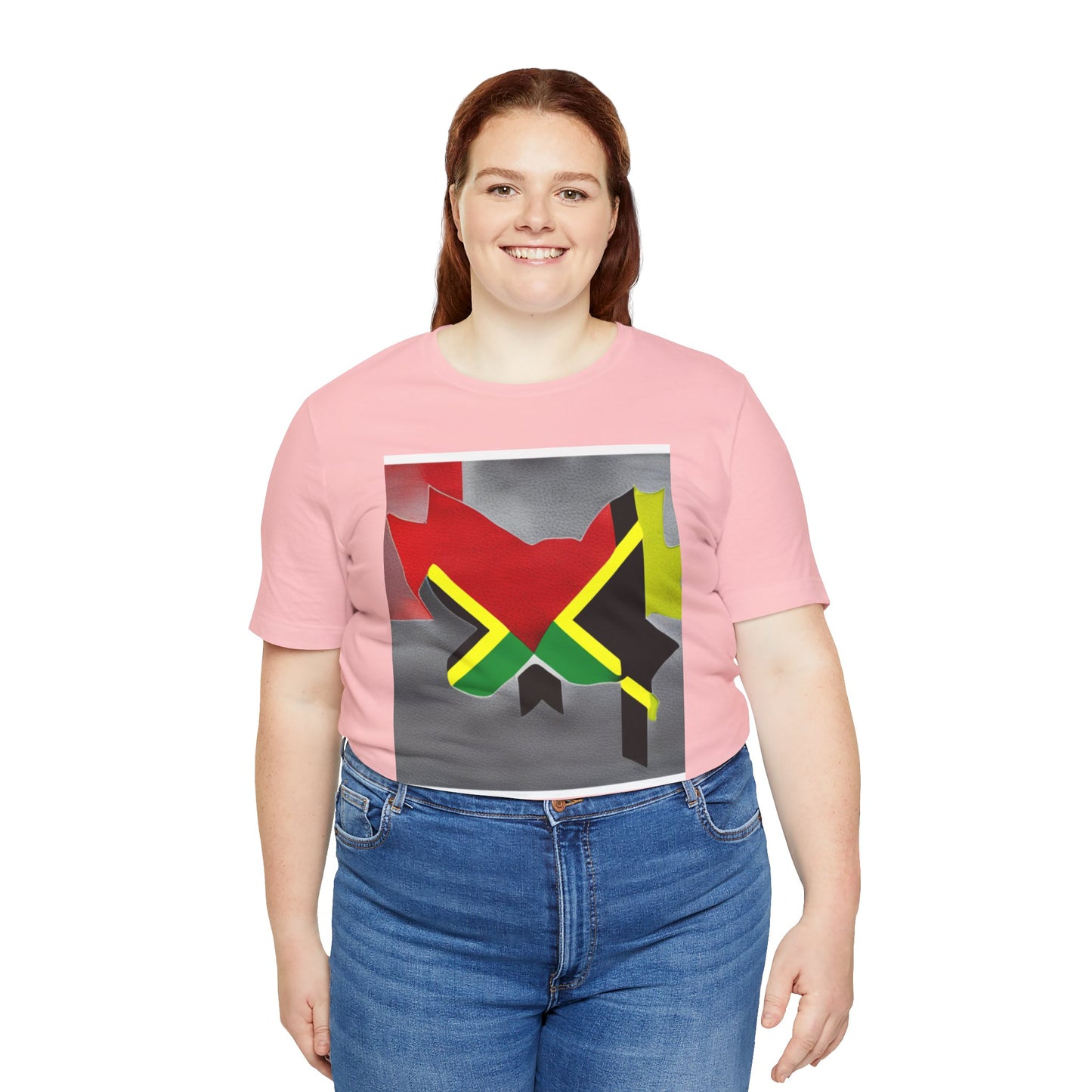 Camiseta de manga corta unisex Jersey para jamaicanos-canadienses