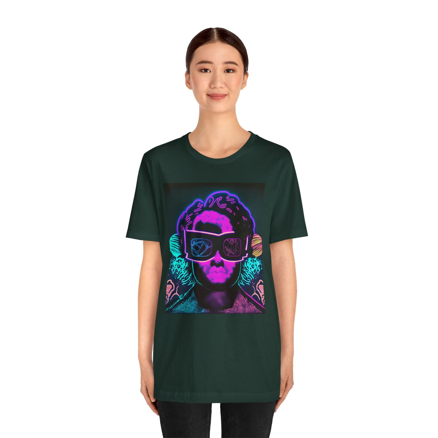 Glow-in-the-Dark Unisex Jersey Short Sleeve Tee