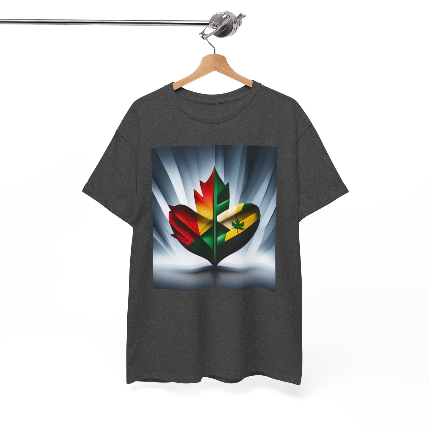 ¡Representa tu herencia con comodidad! 🇯🇲 Camiseta unisex de algodón pesado