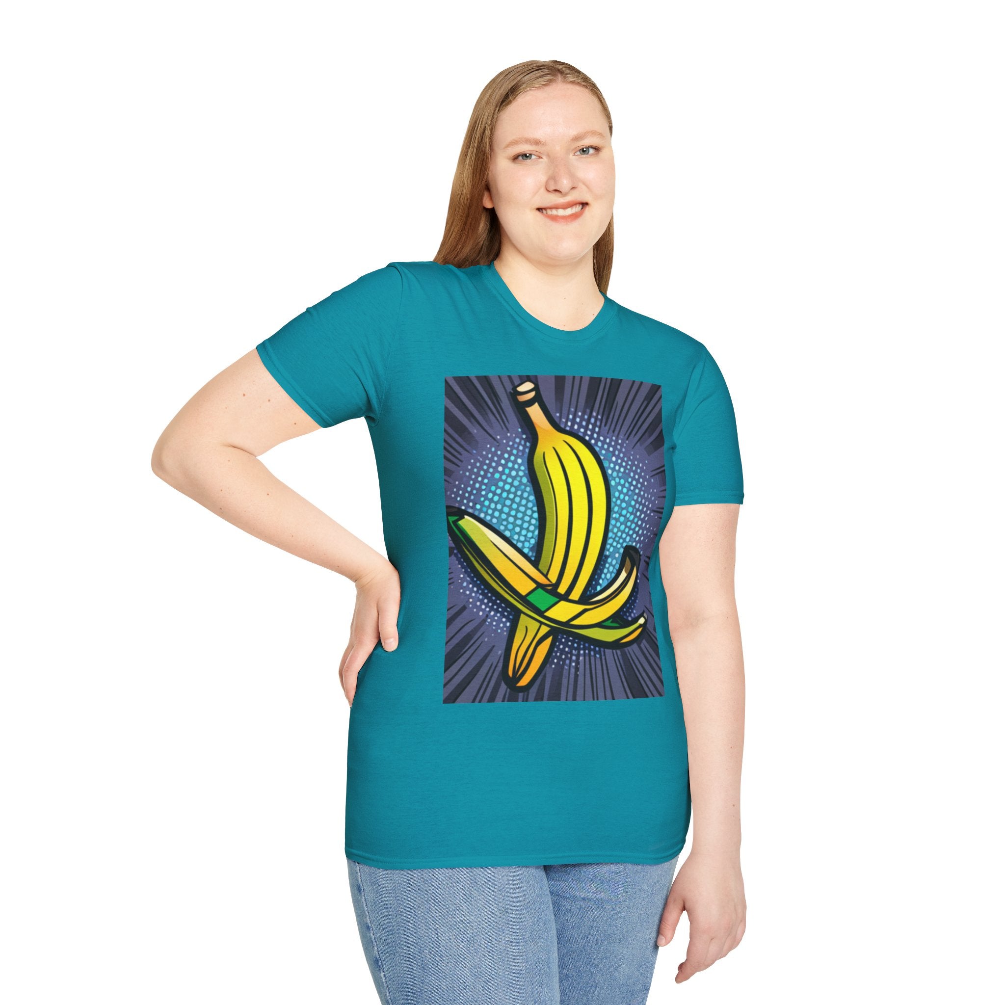 Camiseta unisex Softstyle de piel de plátano