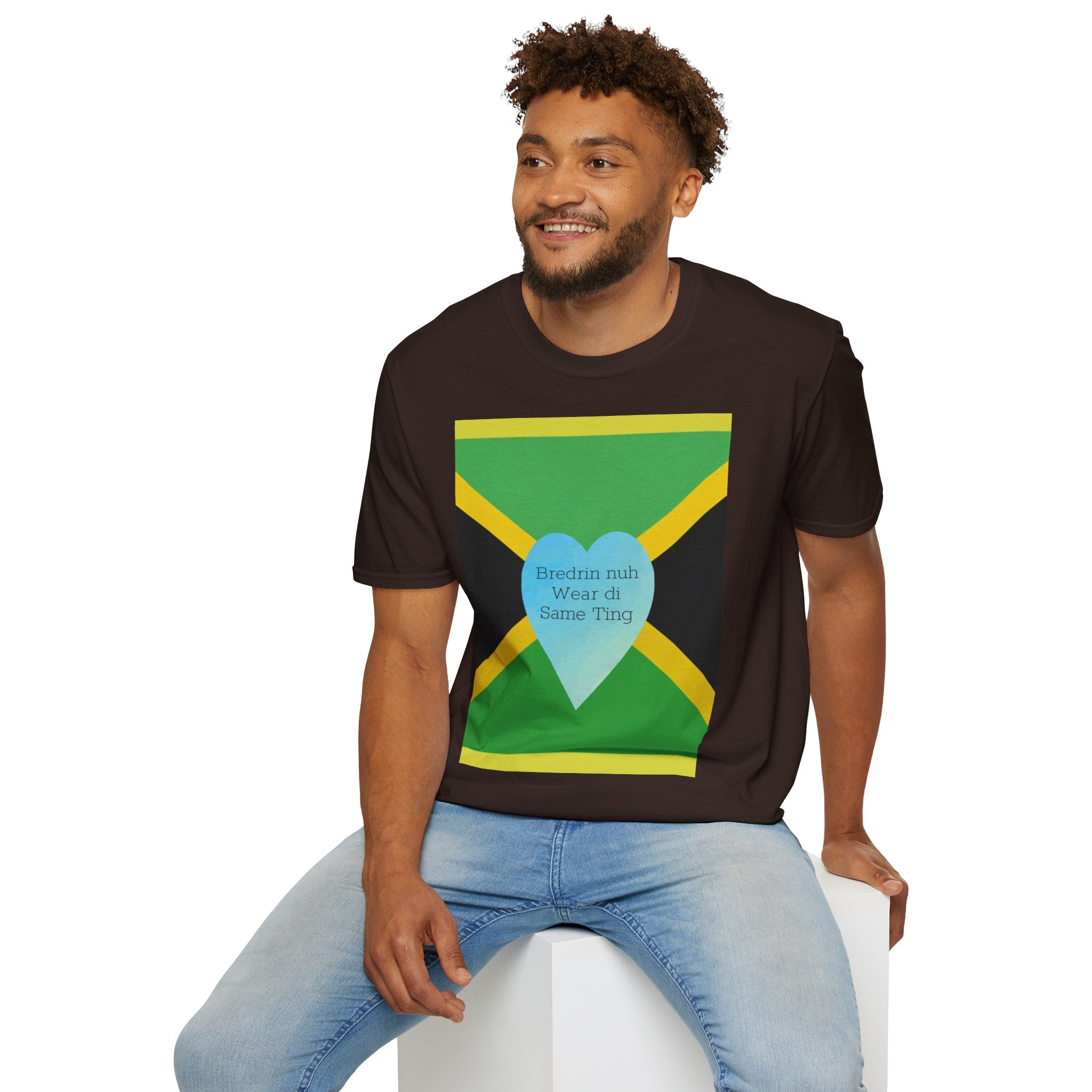 Bredrin nuh Wear di Same Ting Camiseta unisex de estilo suave