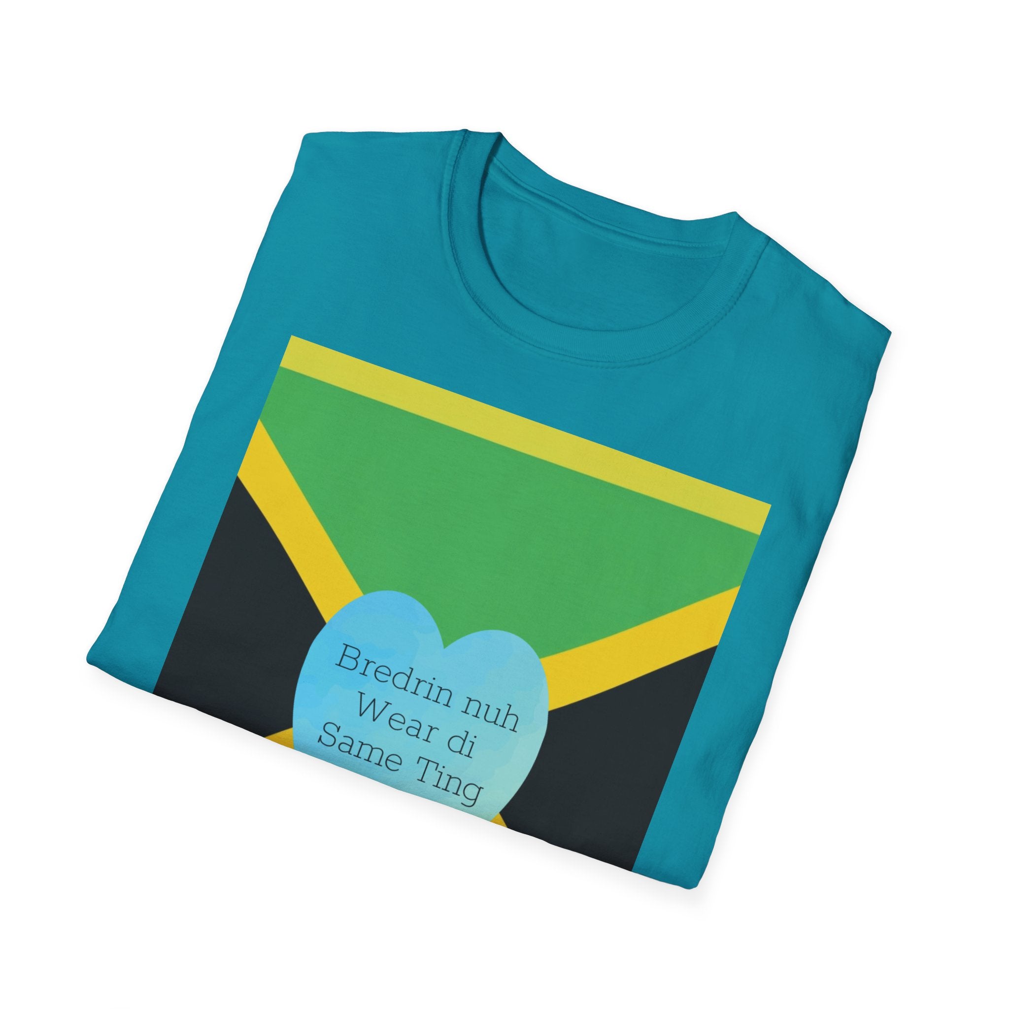 Bredrin nuh Wear di Same Ting Camiseta unisex de estilo suave