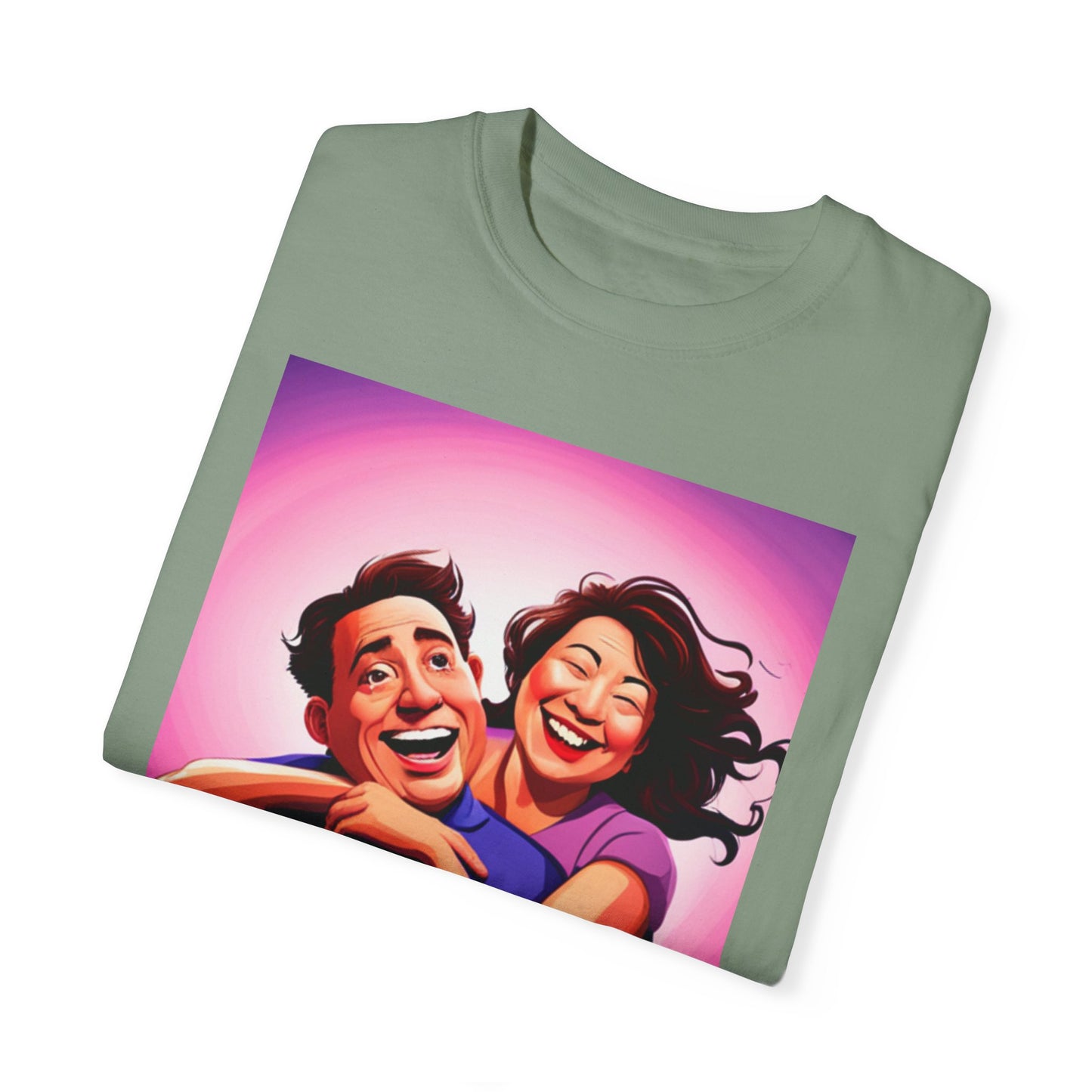 Camiseta unisex teñida en prenda