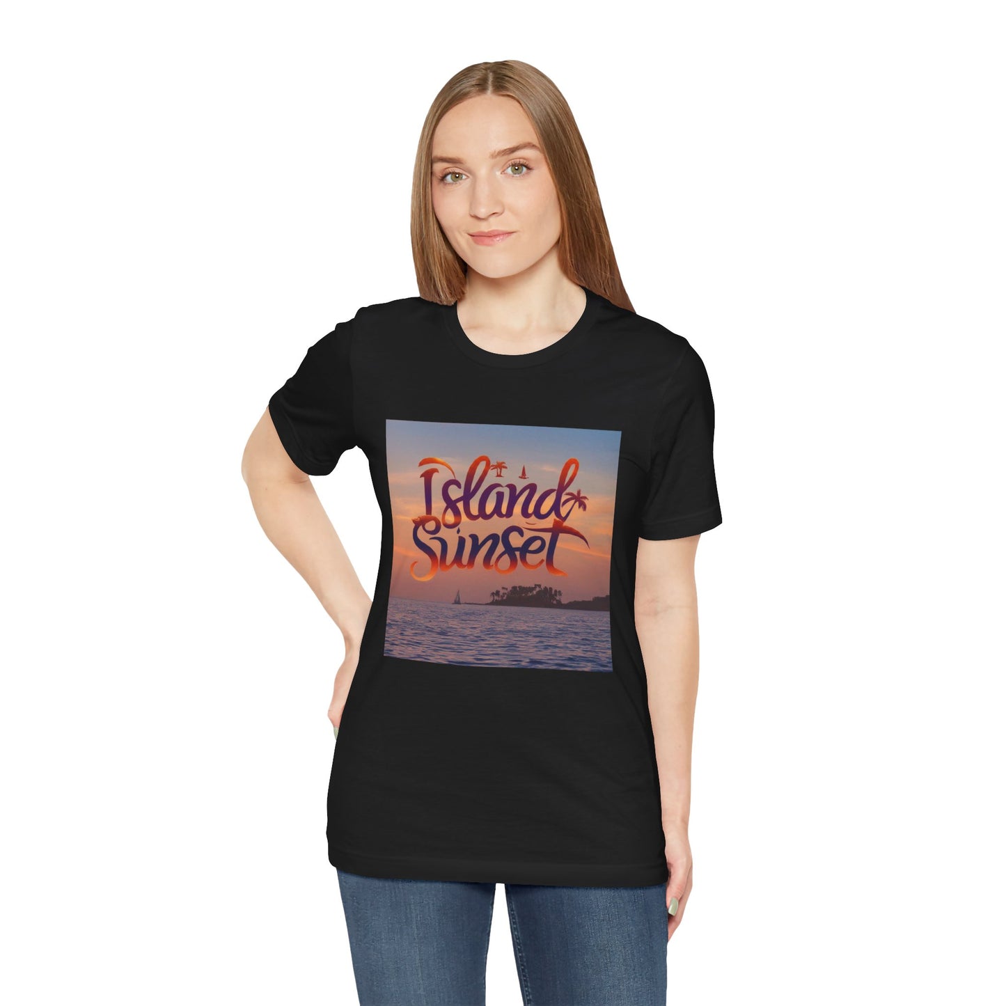 Islands sunset Unisex Jersey Short Sleeve Tee