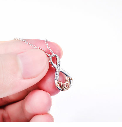 925 Sterling Silver Jewelry Mother's Day Necklace