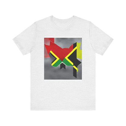 Camiseta de manga corta unisex Jersey para jamaicanos-canadienses