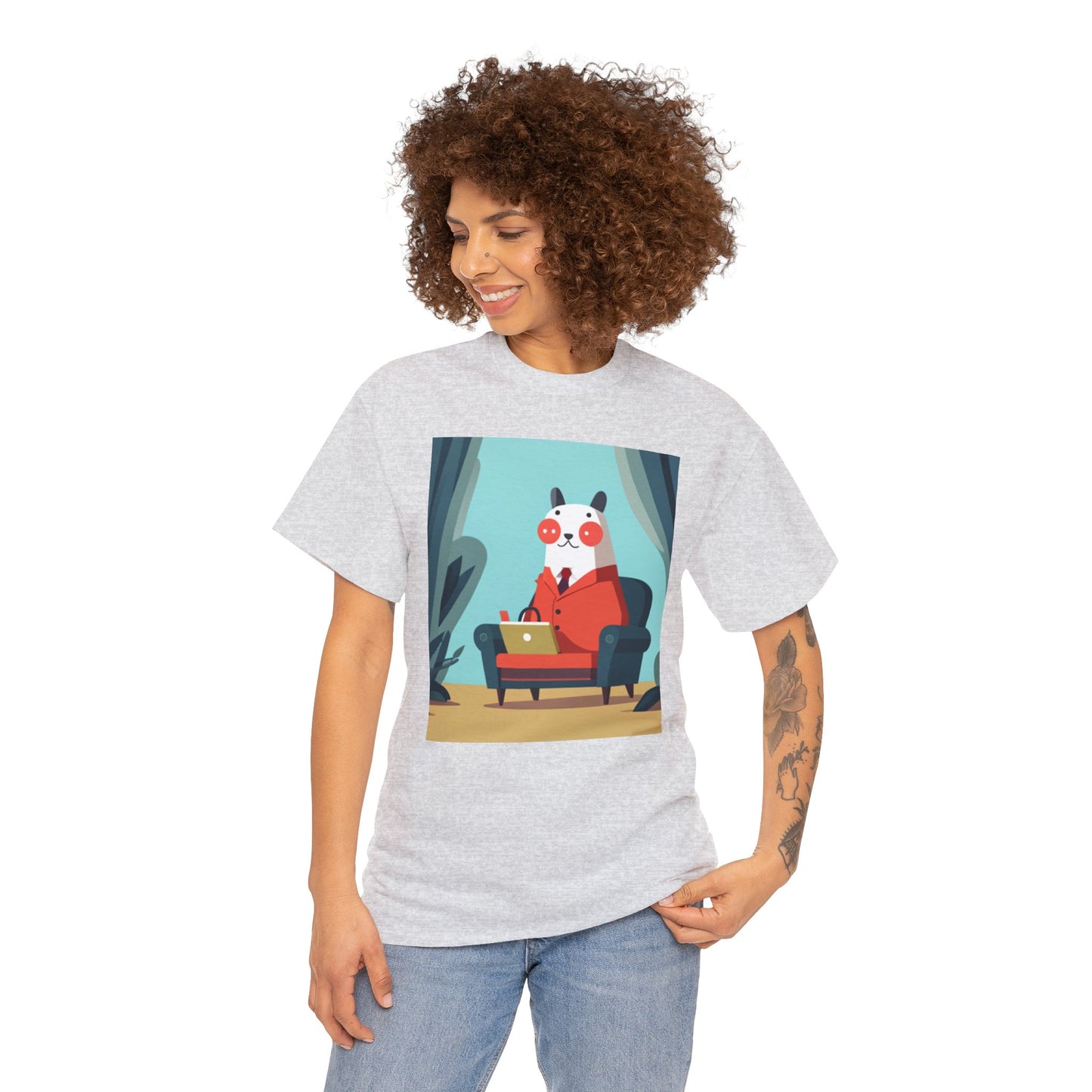 Camiseta unisex de algodón pesado