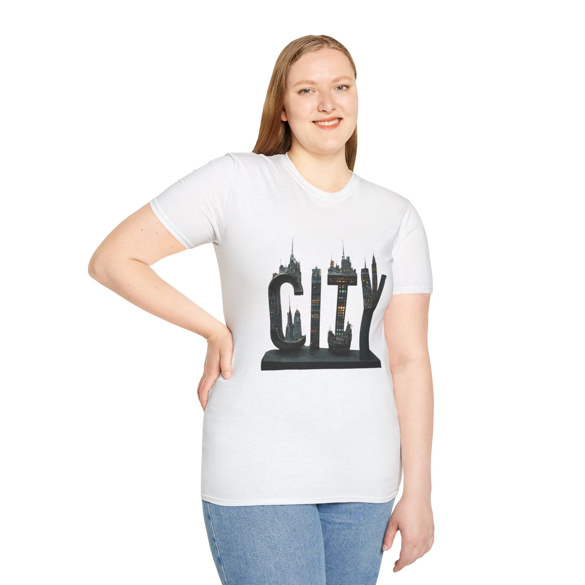 Camiseta unisex Softstyle city