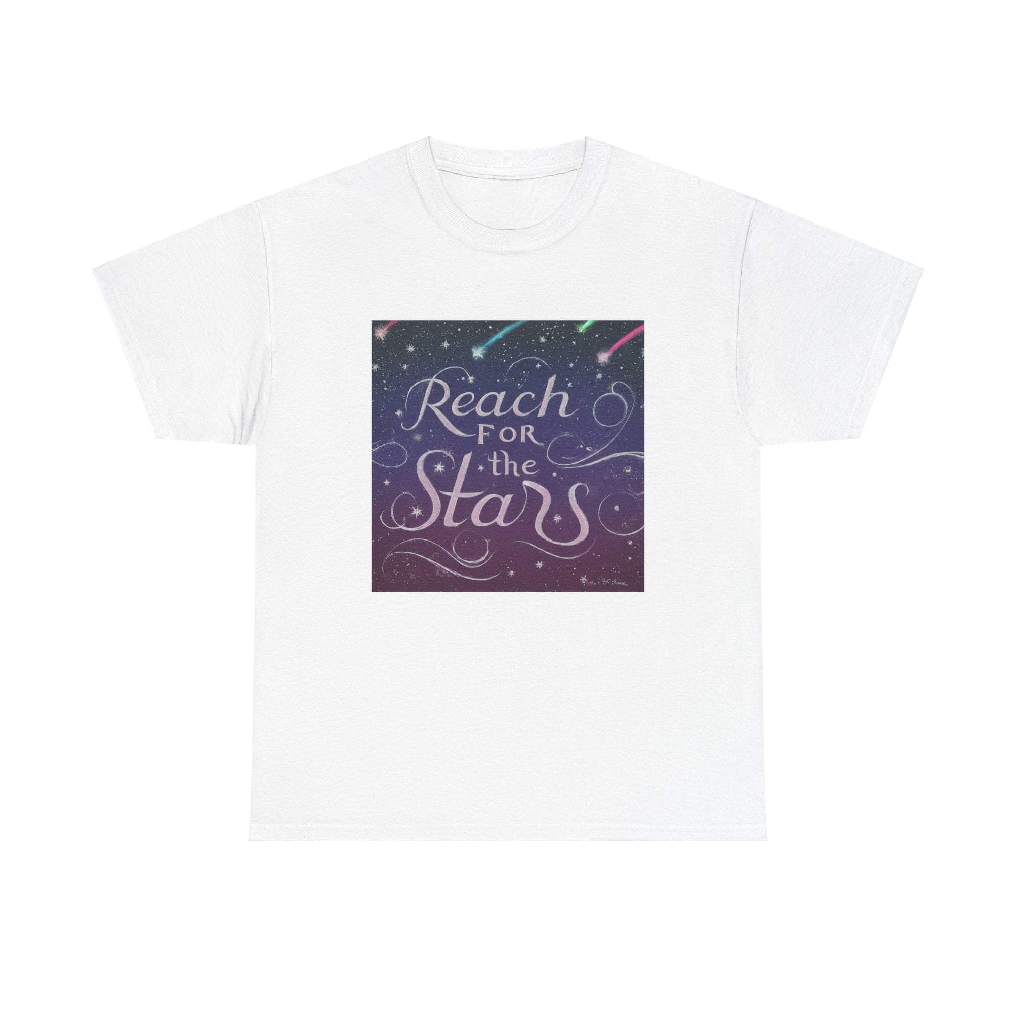 Camiseta unisex de algodón pesado para alcanzar la estrella