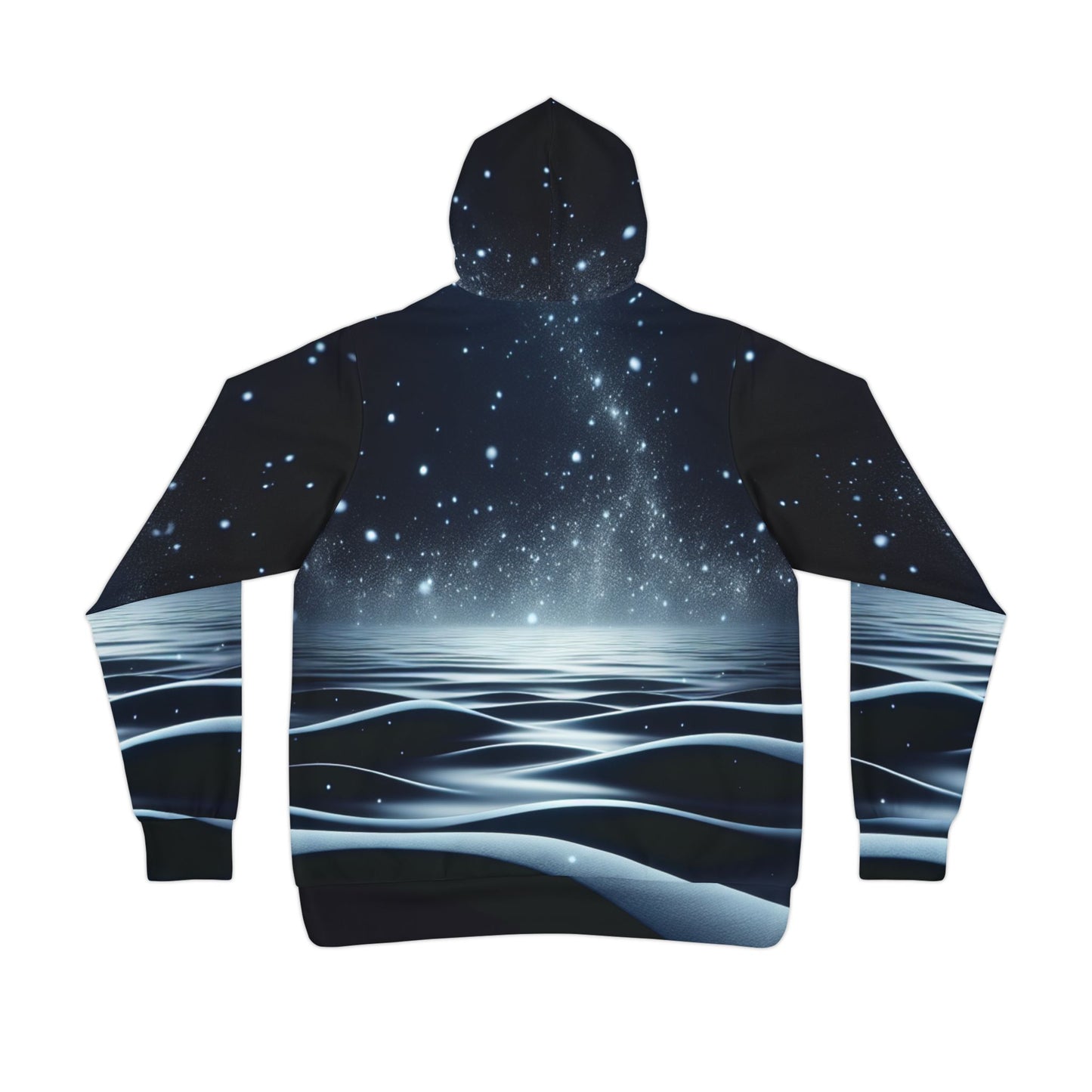 Snowfall Athletic Hoodie - Relax by the Sea