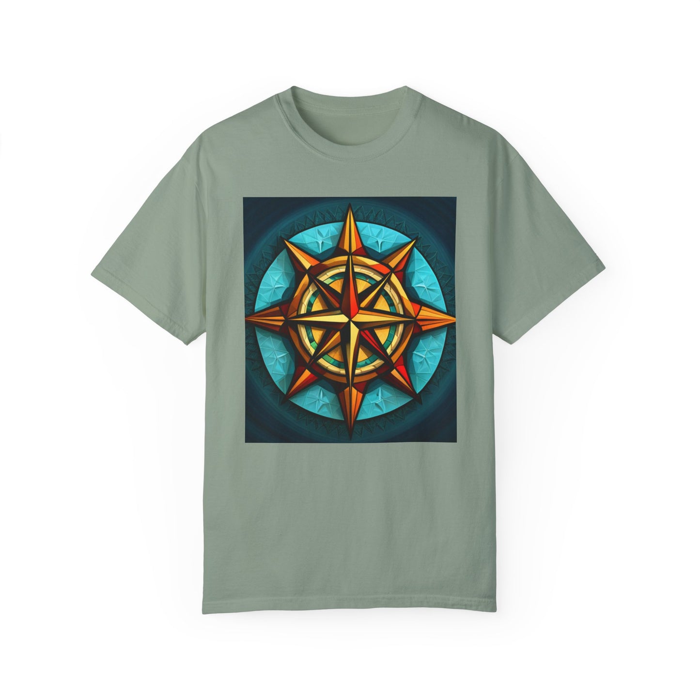 Calypso Compass Unisex Garment-Dyed T-shirt