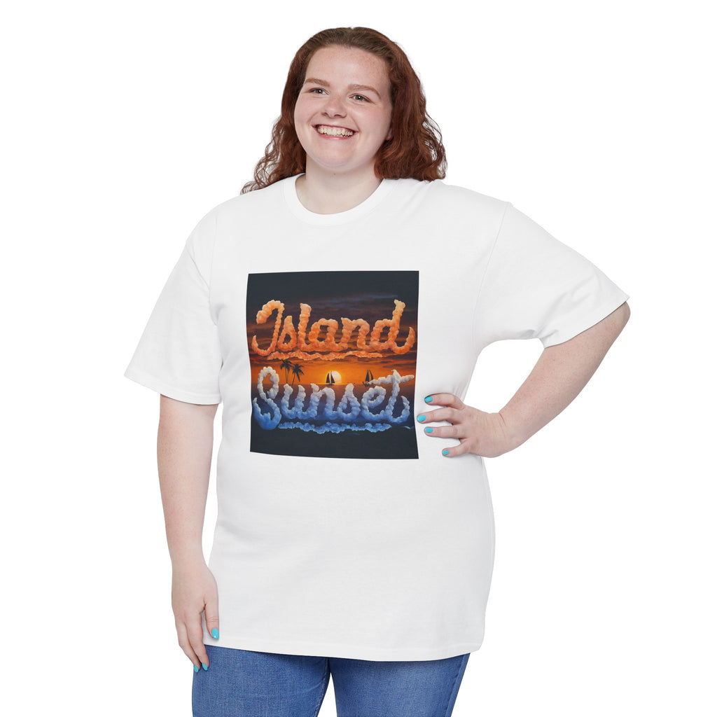 Island sunset Camiseta alta unisex Ultra Cotton®