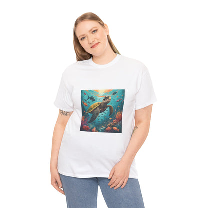 Camiseta con gráfico de tortuga Reef Rider