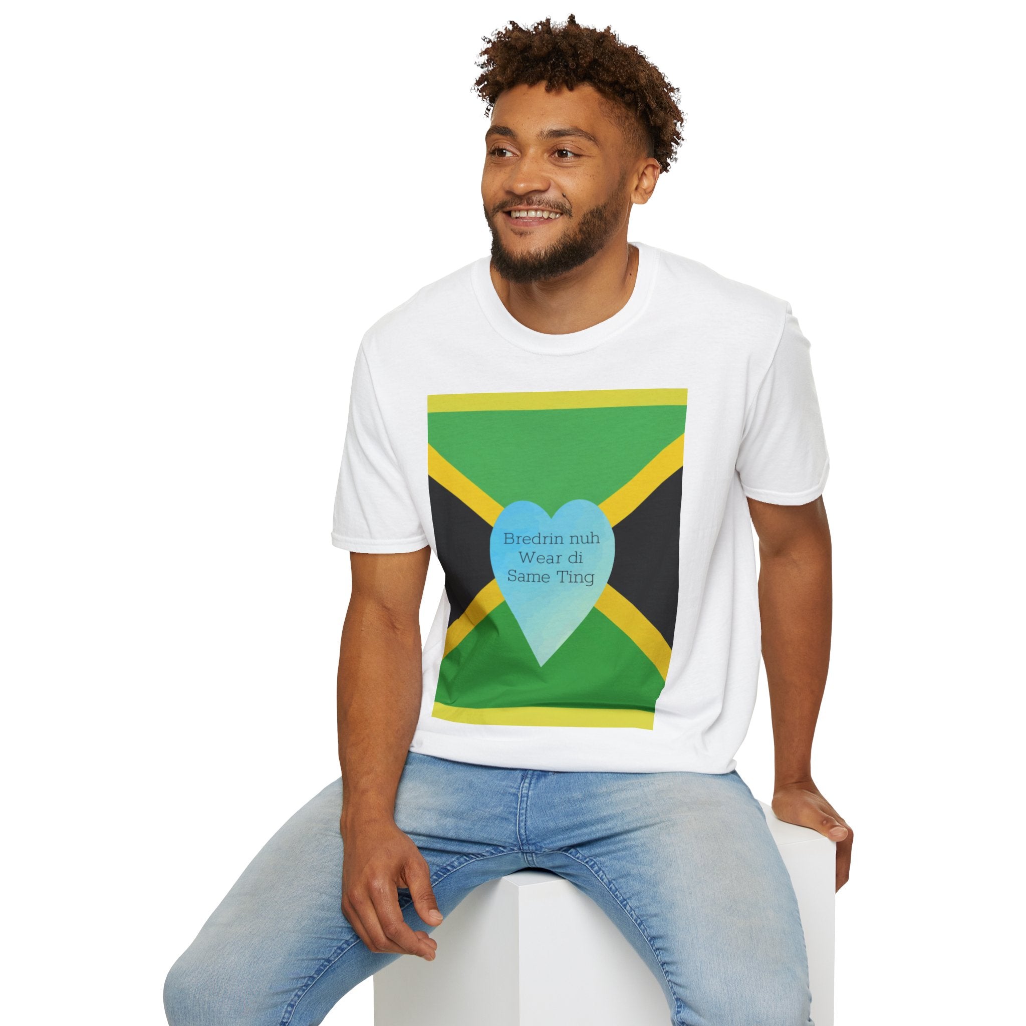 Bredrin nuh Wear di Same Ting Camiseta unisex de estilo suave