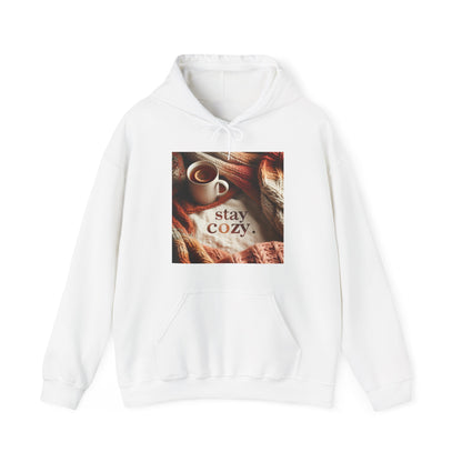 Unisex hoodie Sweatshirt - Cozy Blanket and Tea - Stay Cozy