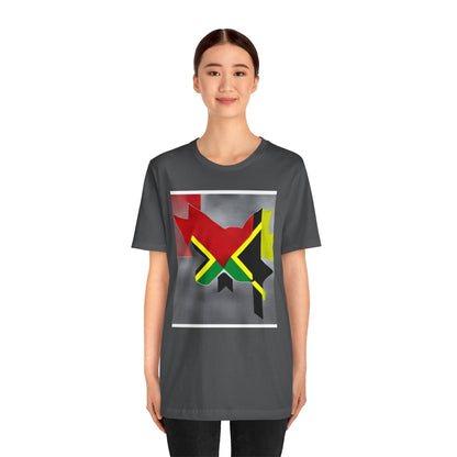 Camiseta de manga corta unisex Jersey para jamaicanos-canadienses