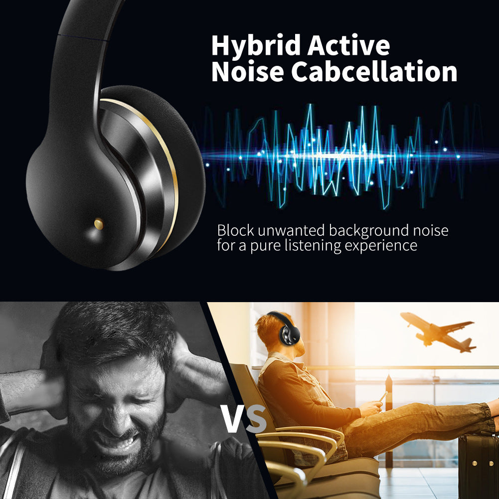 ANC noise-cancelling Bluetooth headset