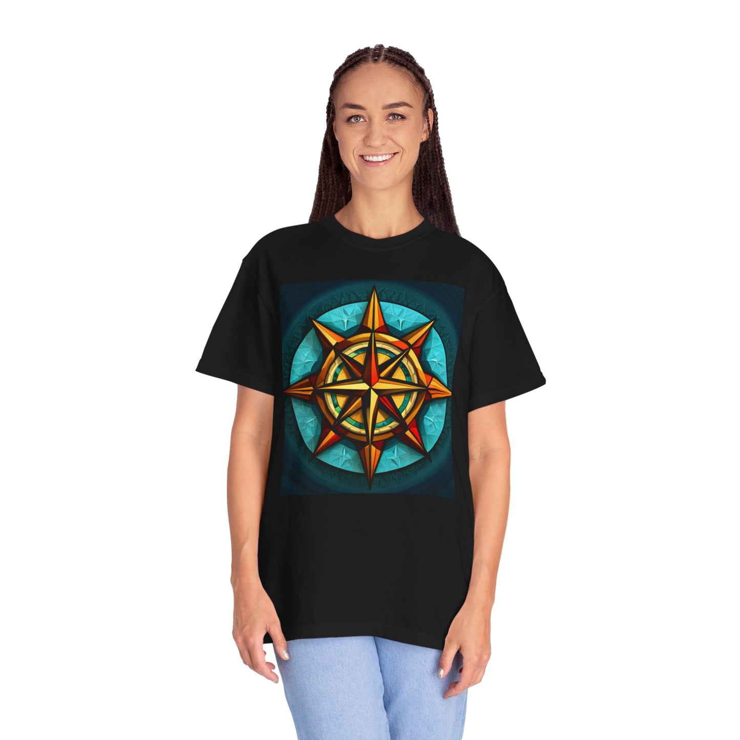 Calypso Compass Unisex Garment-Dyed T-shirt